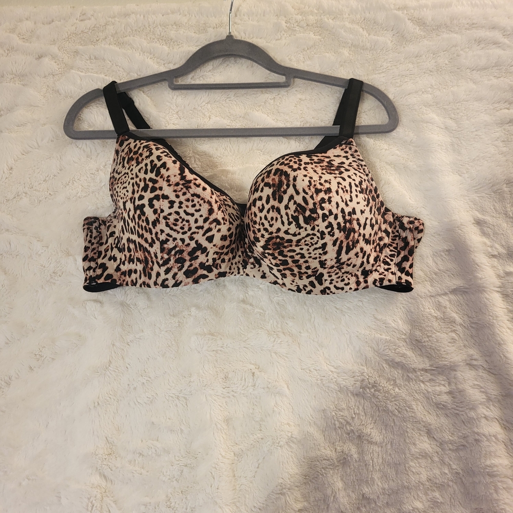 Chic Torrid Full Coverage Leopard Print Bra With … - image 7